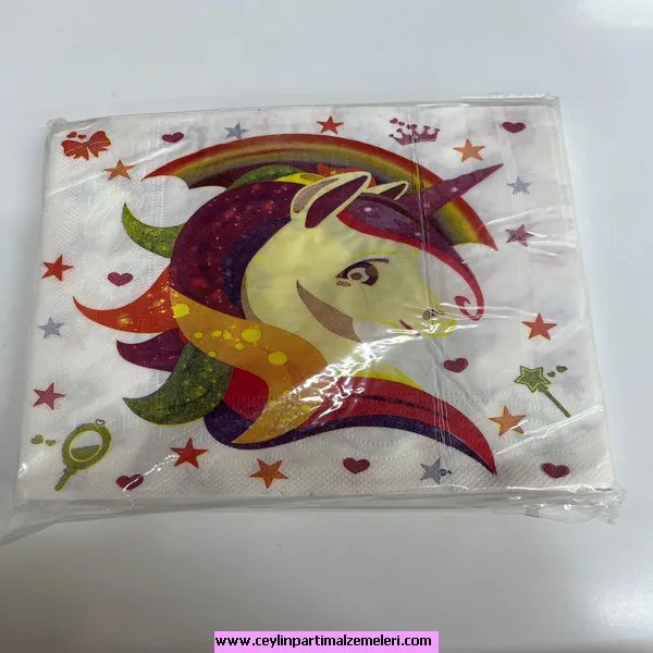 Unicorn Temalı Peçete